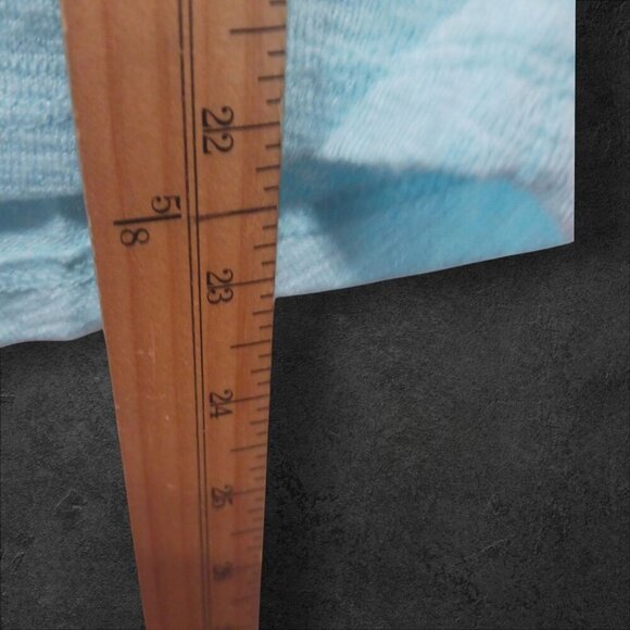 Cherish Light Blue V-Neck Short Sleeve Top Small size - Picture 7 of 9